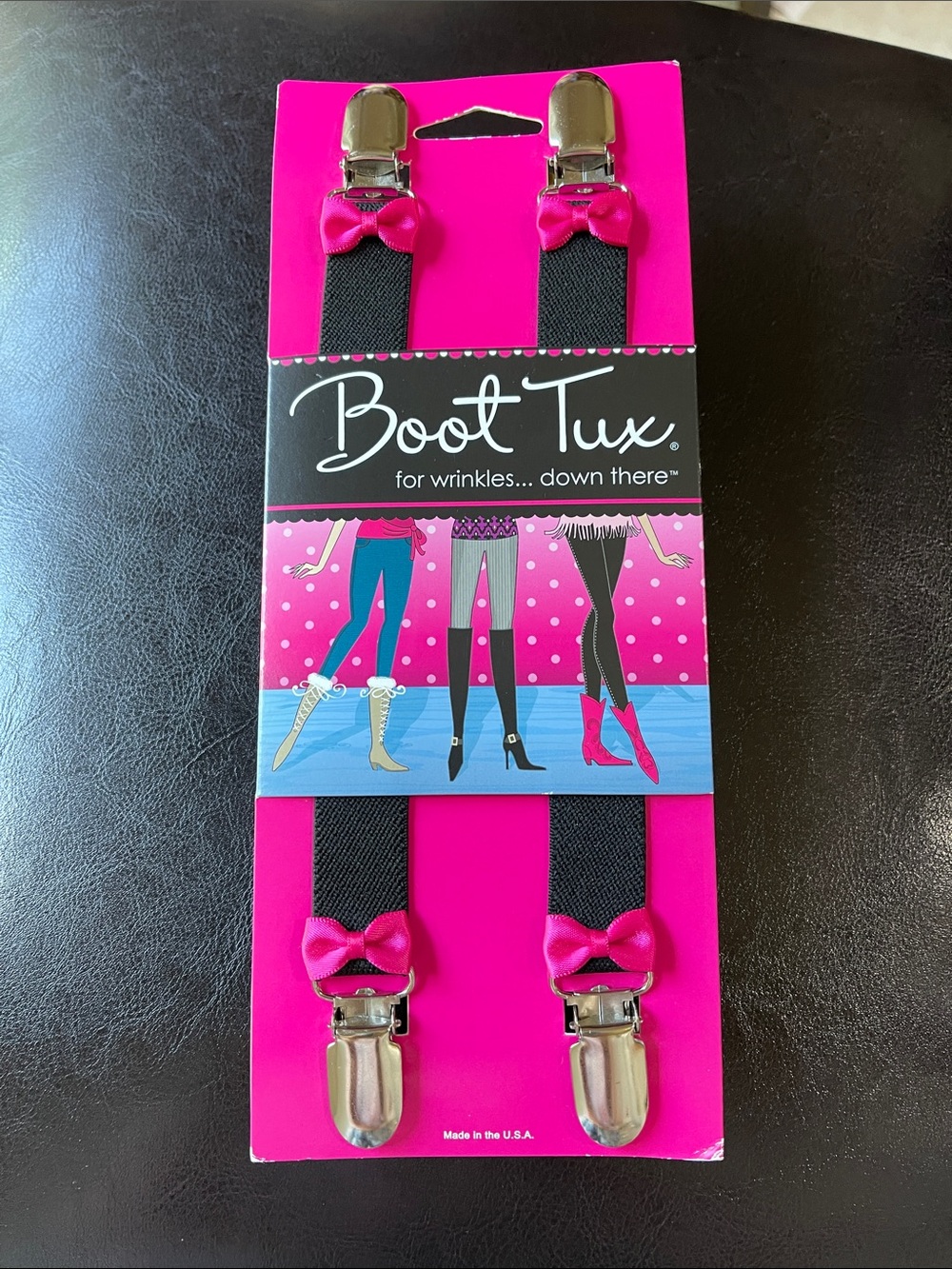 Women's Boot Straps by - Hot Pink Bows